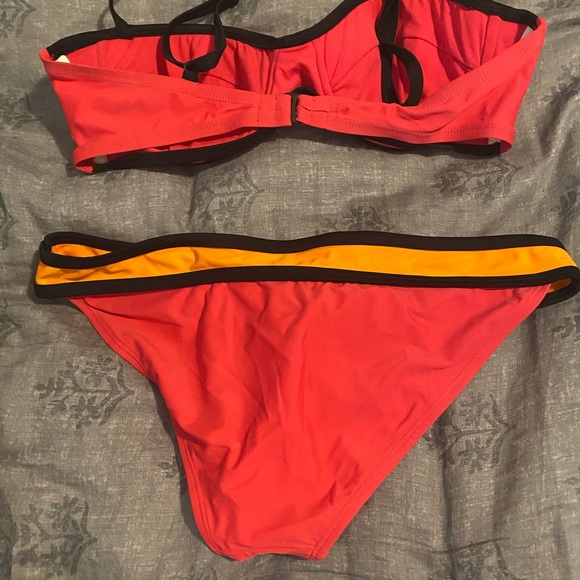 SEXY NEON LINGERIE👁BIKINI-NWOT!!Large top Med bot - Picture 11 of 12